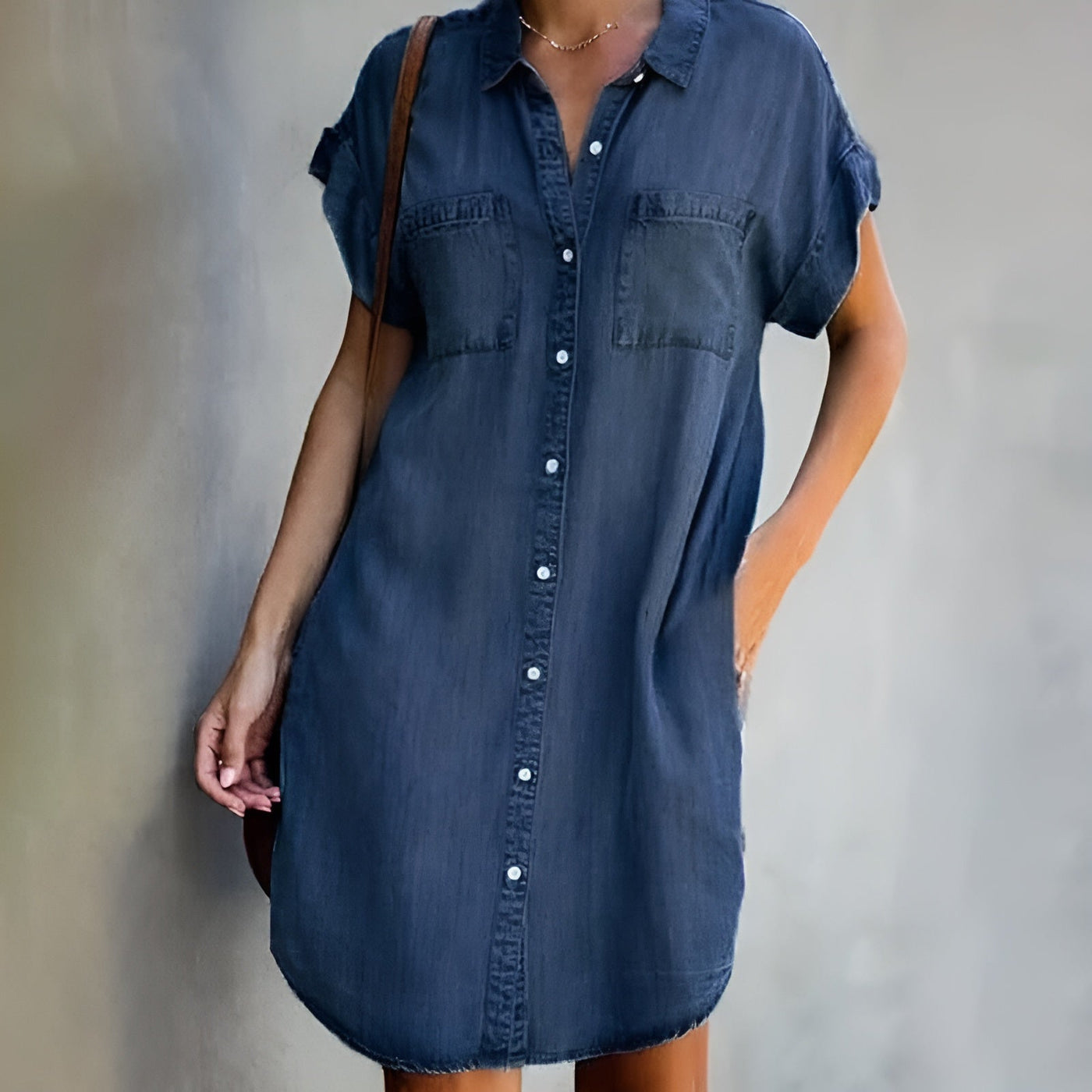 Halo™ Everyday Button Dress