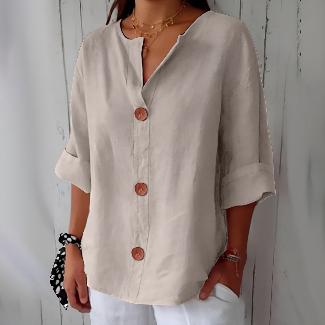Ella - Linen Blouse