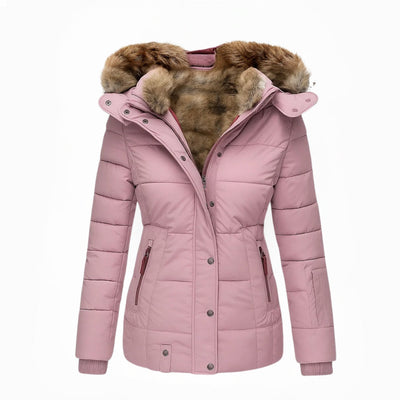 Deborah | Elegant Down Jacket with Warm Lining and Soft Hood