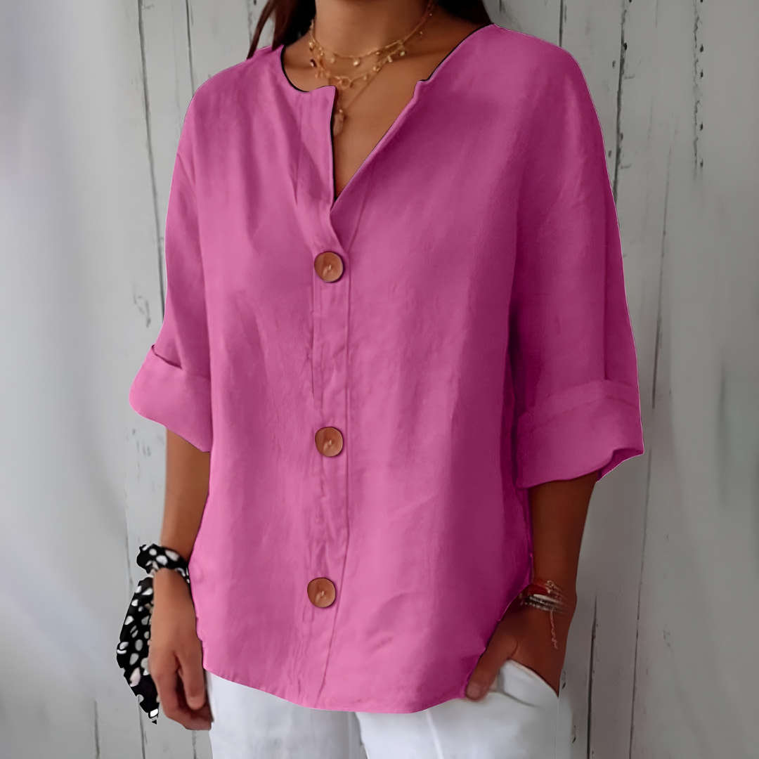 Ella - Linen Blouse