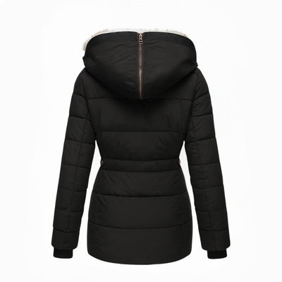 Deborah | Elegant Down Jacket with Warm Lining and Soft Hood