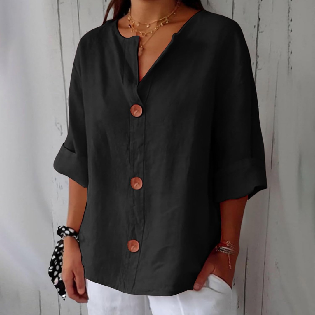 Ella - Linen Blouse