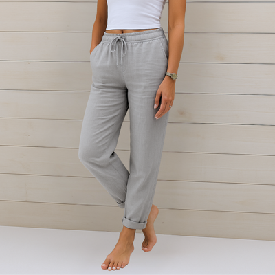 Anne | Premium Breathable Linen Stretch Trousers (Copy)
