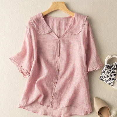 Kristi™ | Vintage Blouse with Button