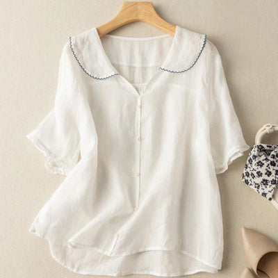 Kristi™ | Vintage Blouse with Button