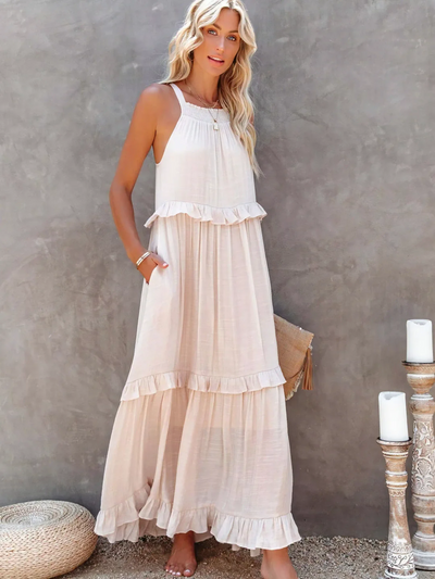 Mabel™ Ruffle Breeze Maxi Dress