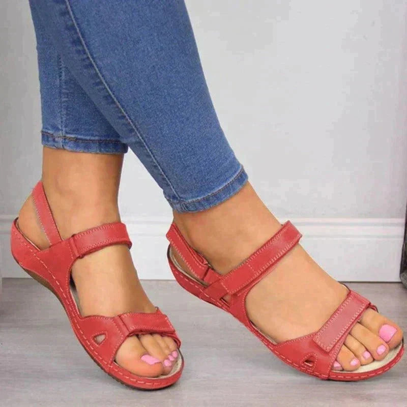 Amelia | Stylish Comfort Sandals with Velcro Straps