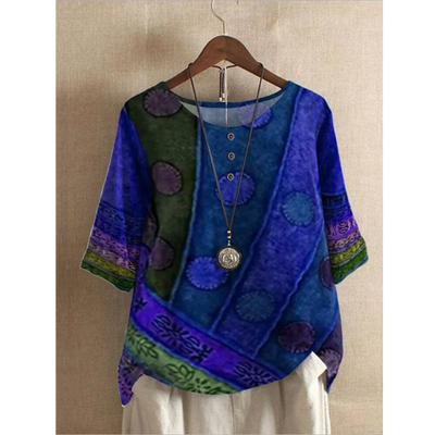 Amelia™ – Colourful boho blouse