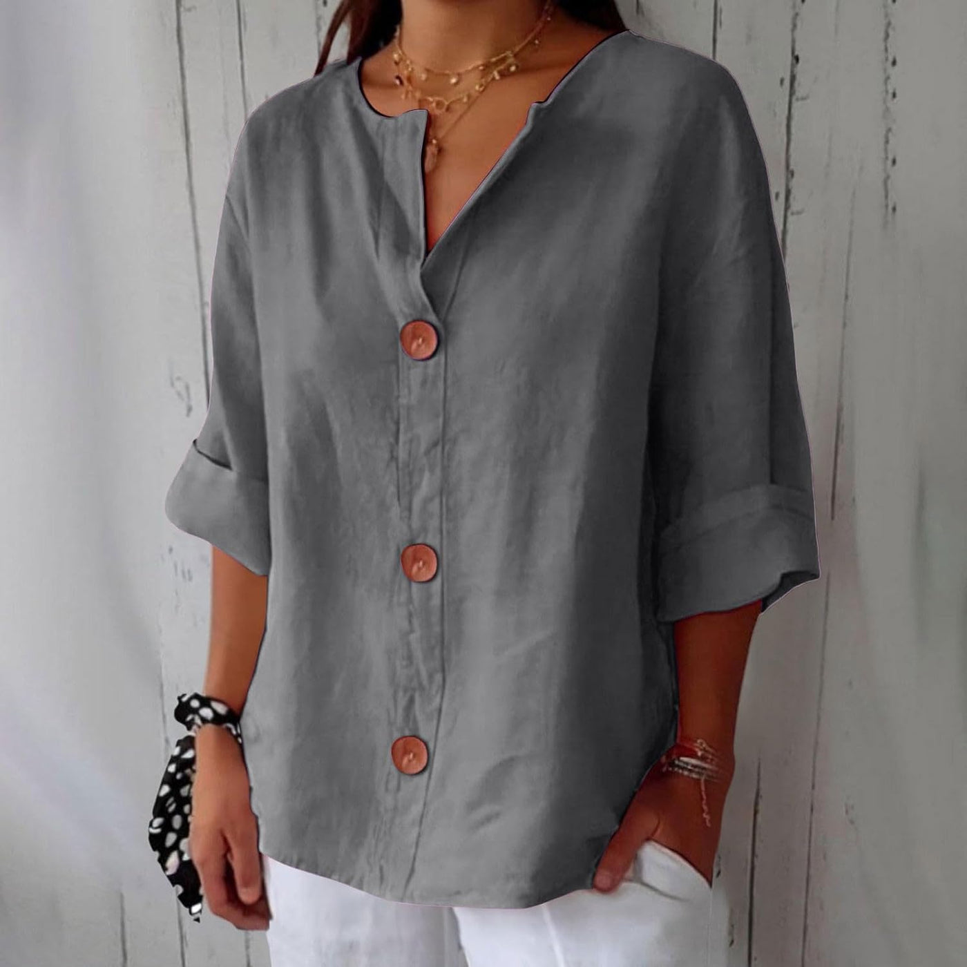 Caroline™ | Light and Airy Linen Shirt