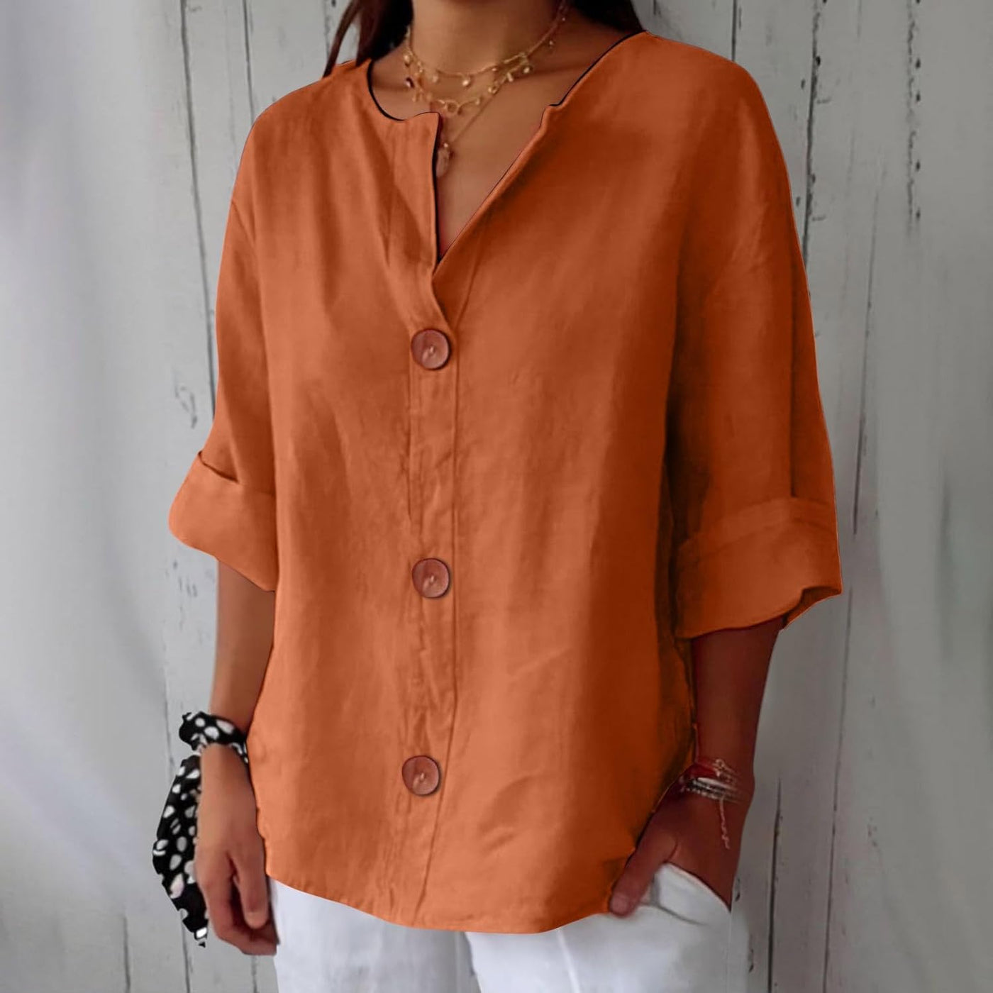 Caroline™ | Light and Airy Linen Shirt
