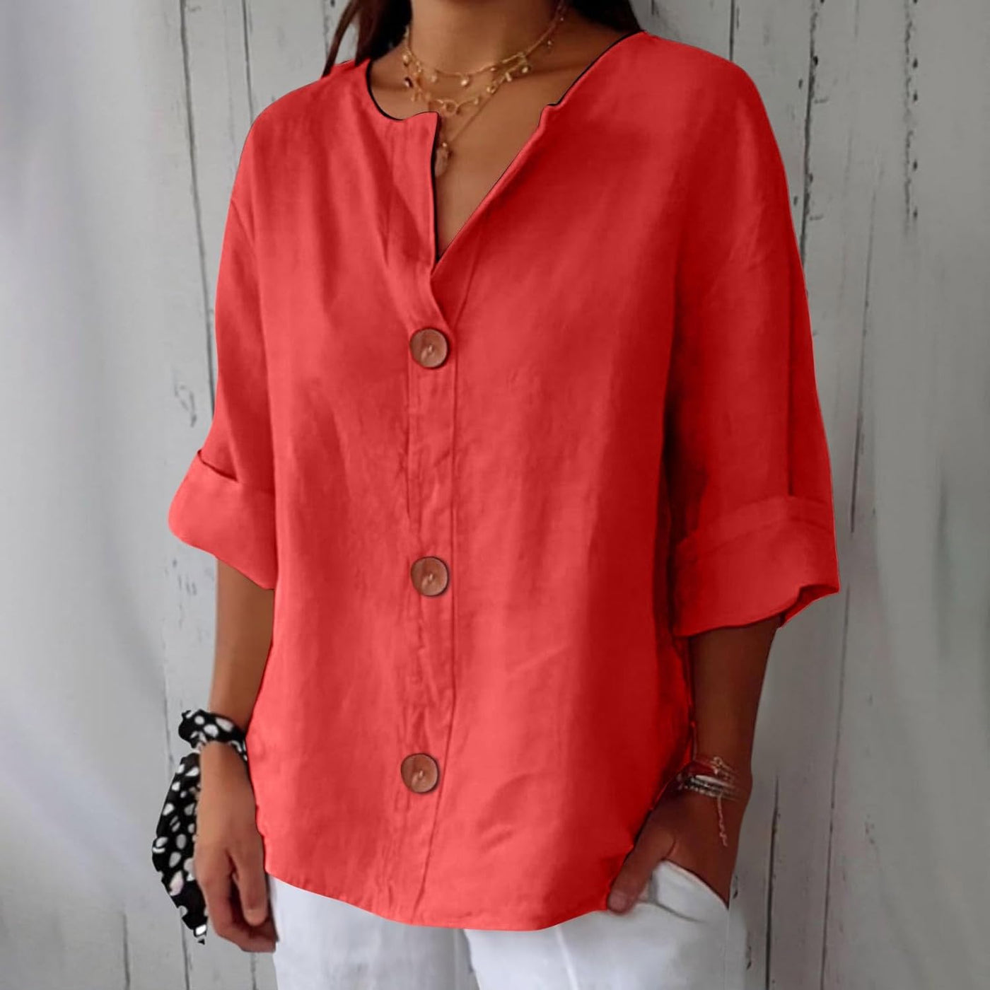 Caroline™ | Light and Airy Linen Shirt