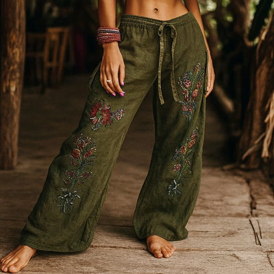 Annebelle - Bohemian Yoga Trousers