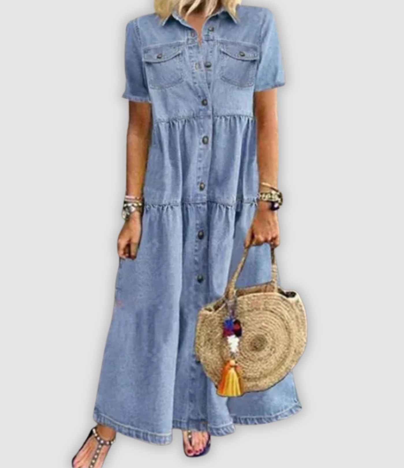 Nova - Stylish Denim Dress