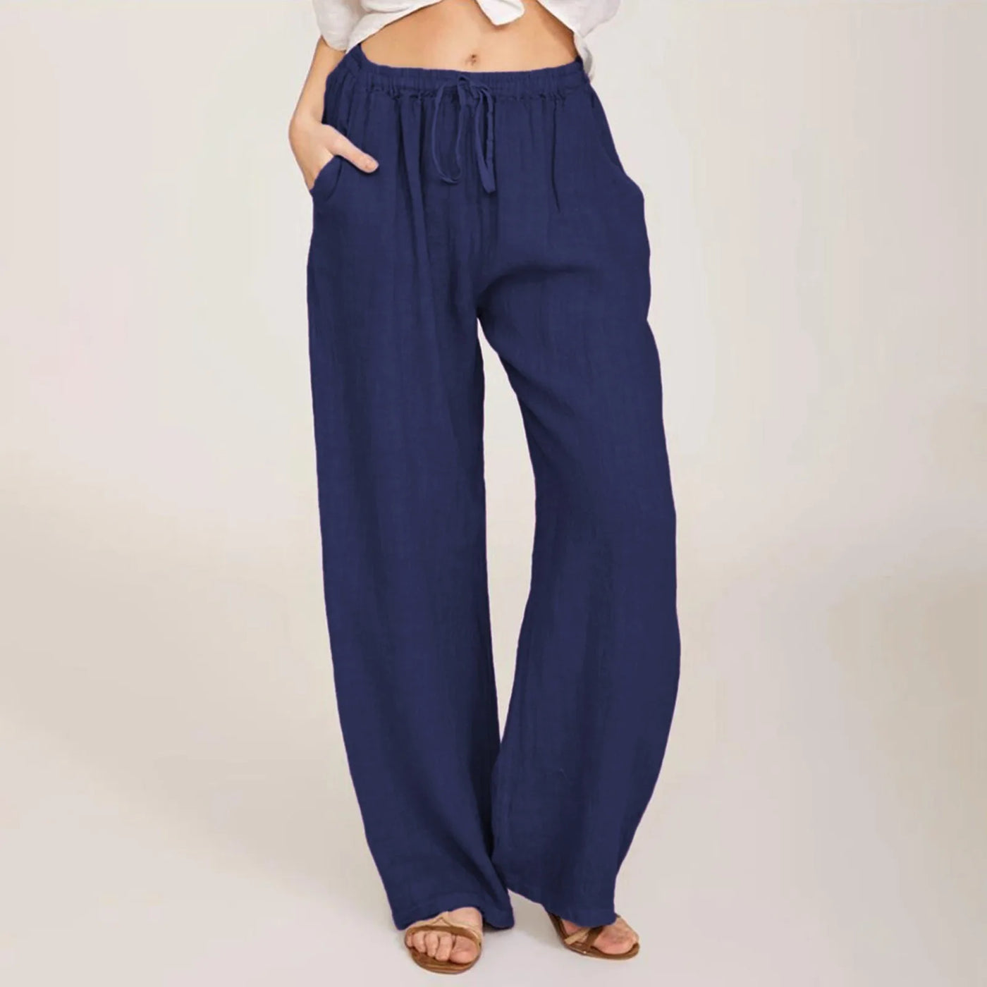 Julia - Comfortable Cotton Linen Pants
