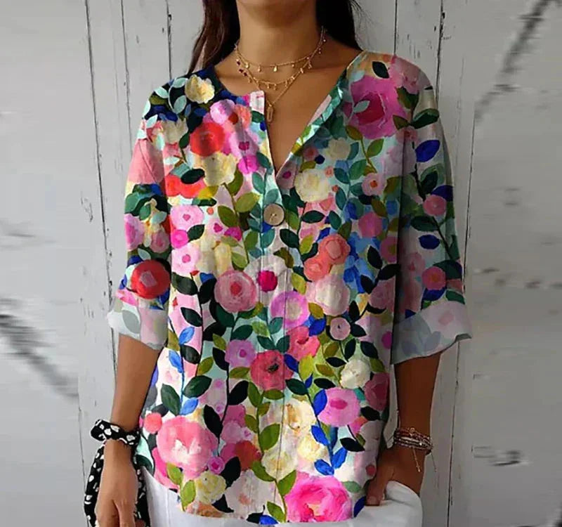 ALDA - FLORAL BLOUSE