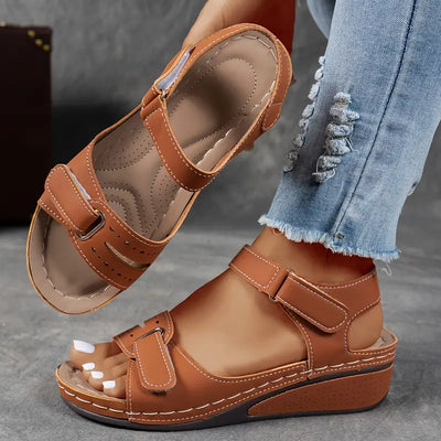 Olivia™ | Orthopaedic Sandals with Wedge Heel