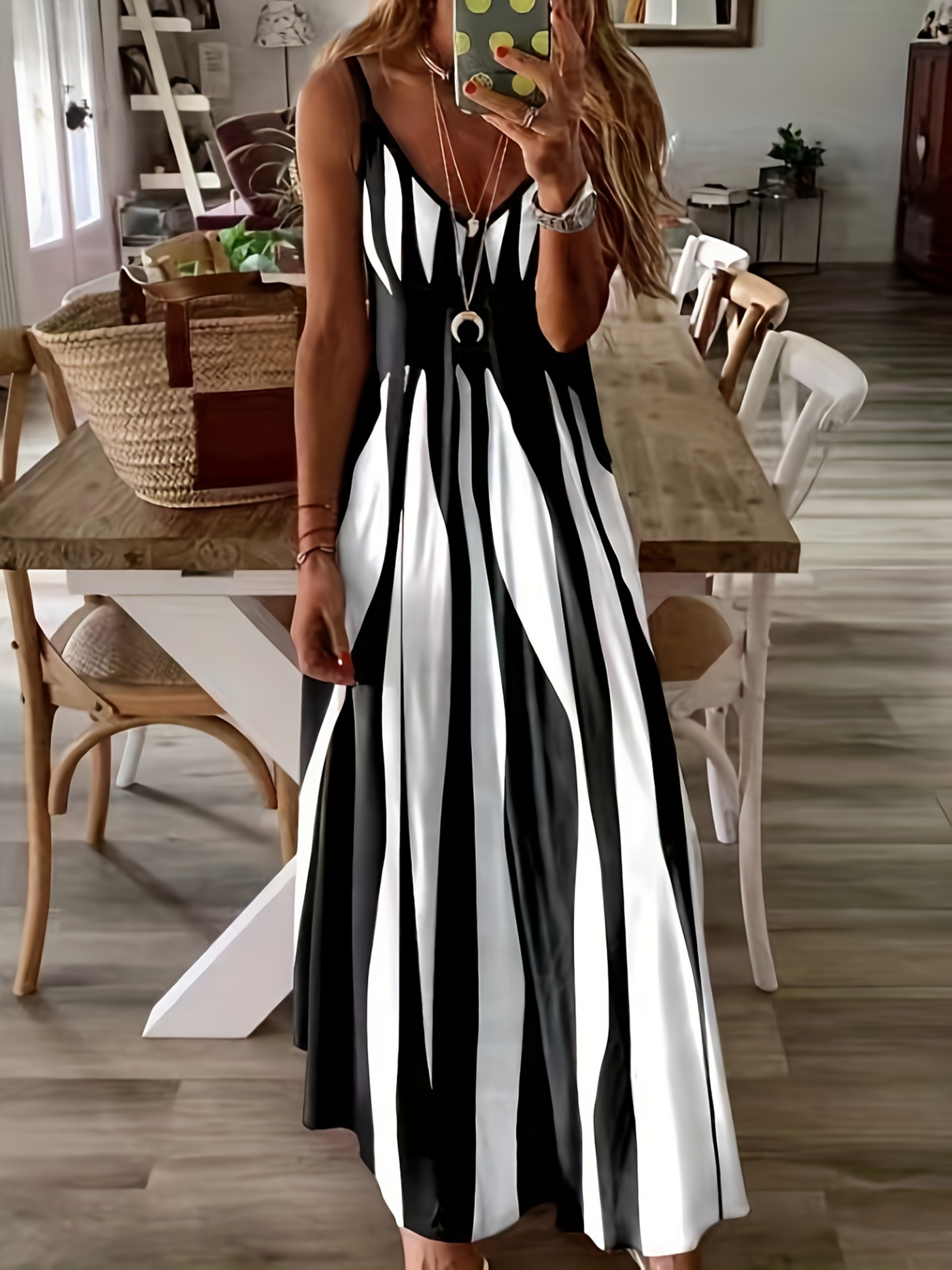 Celestia™ Striped Maxi Dress
