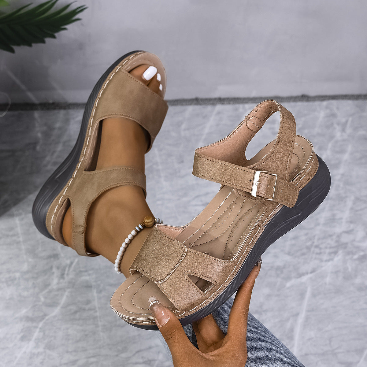 Linea™ Orthopaedic Sandals with Wedge Heel