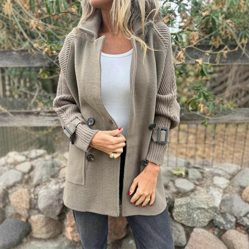 Amelia | Mid-length Double-breasted Coat